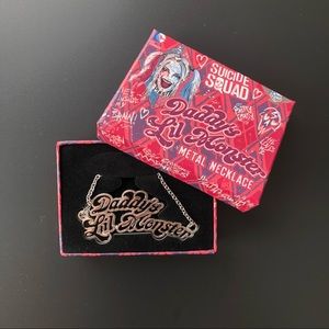 Harley Quinn necklace - Daddy’s Lil Monster